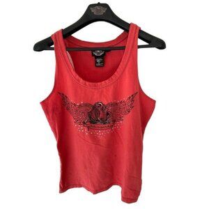 Tank Harley Davidson Pink Top Women's Size XL Womens Harley-Davidson Shirt XL Vi